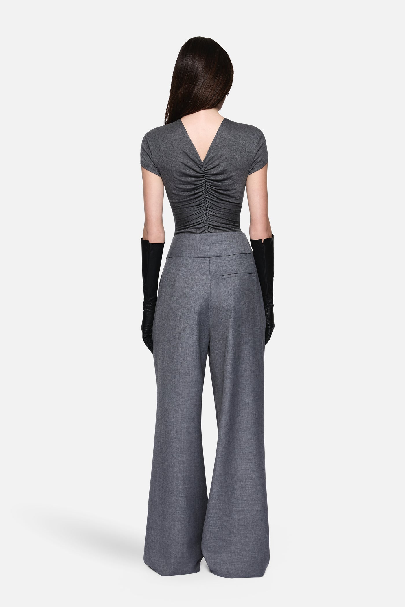 TENCEL ROUCHED TEE
