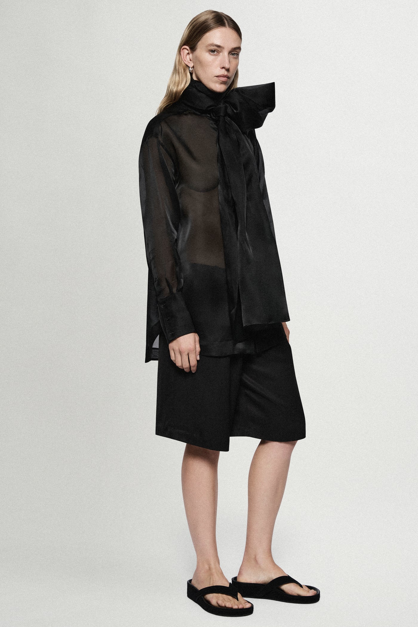 SILK ORGANZA BLOUSE