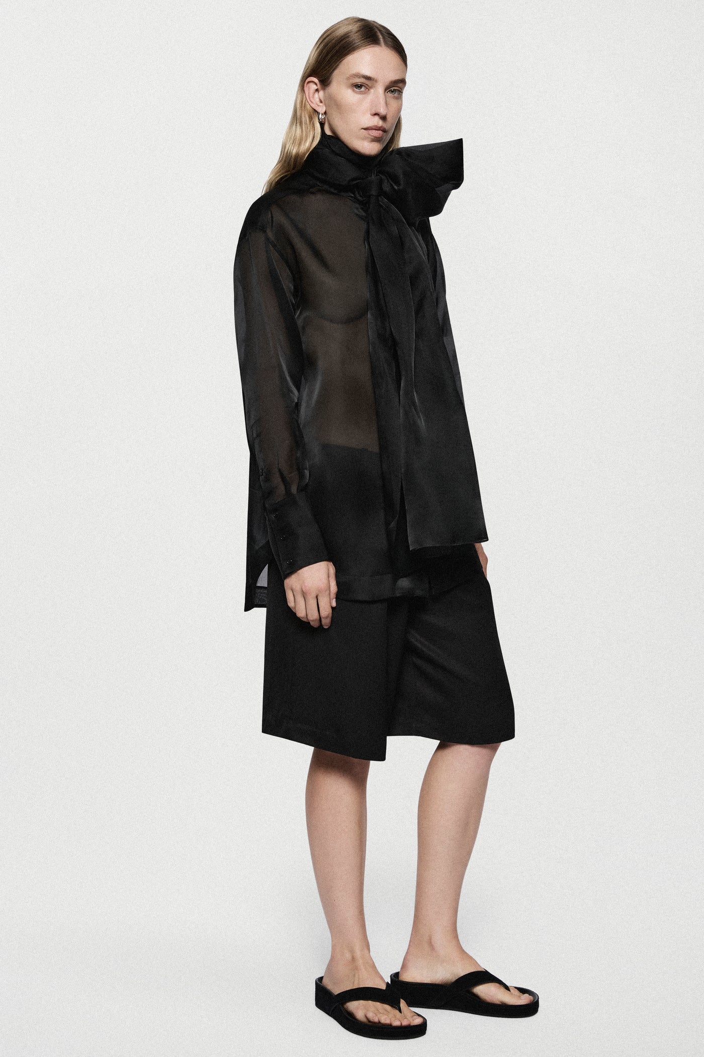 SILK ORGANZA BLOUSE