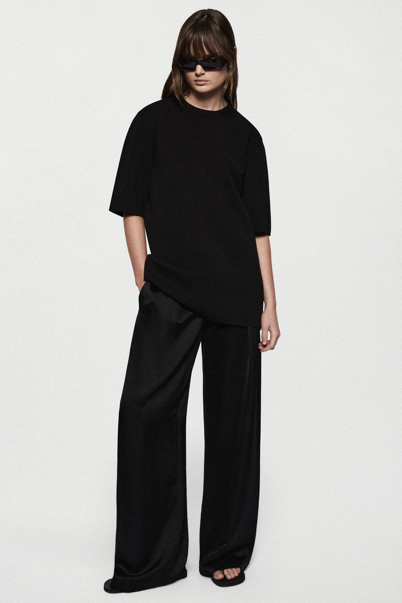 KNIT OVERSIZED TEE