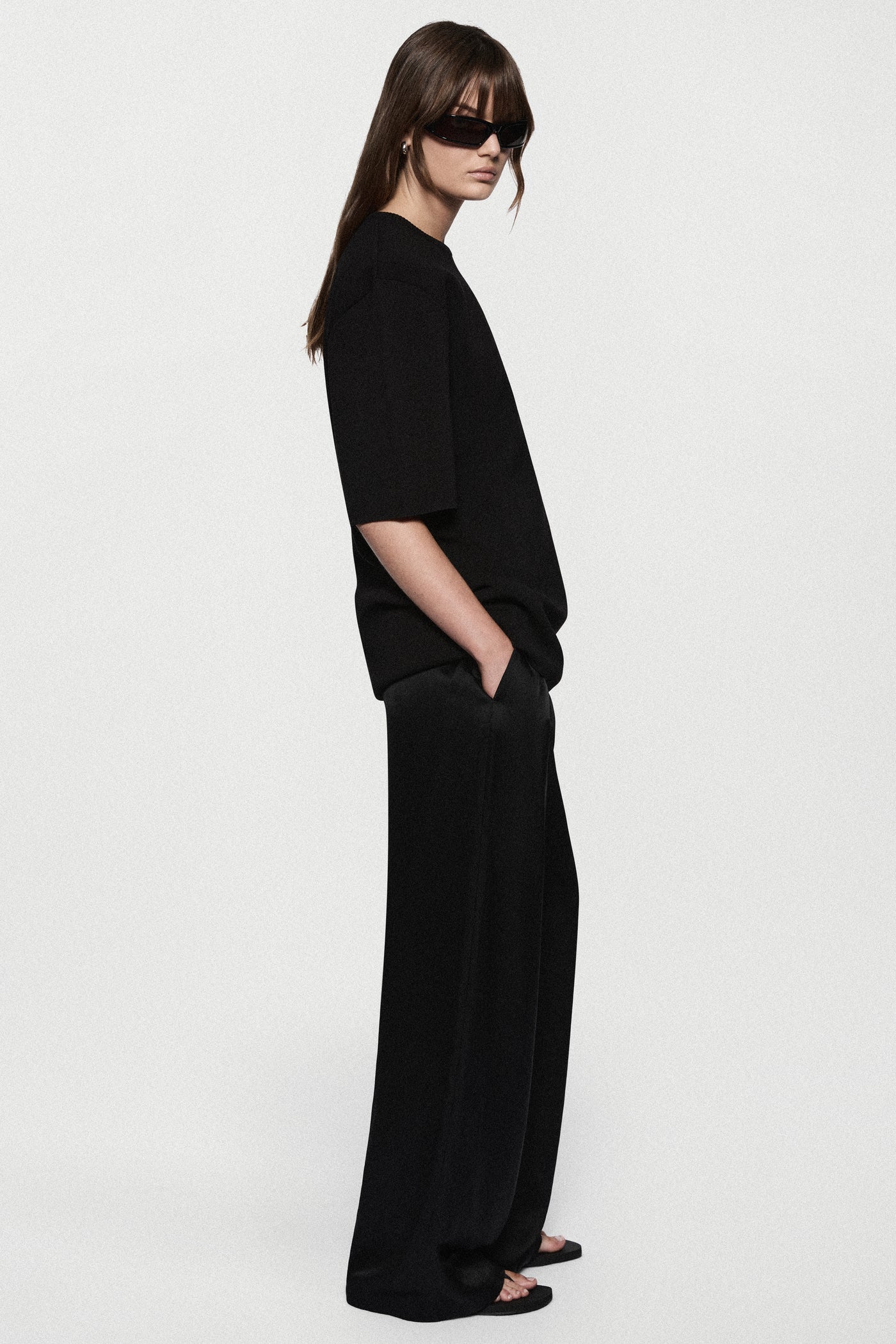 KNIT OVERSIZED TEE