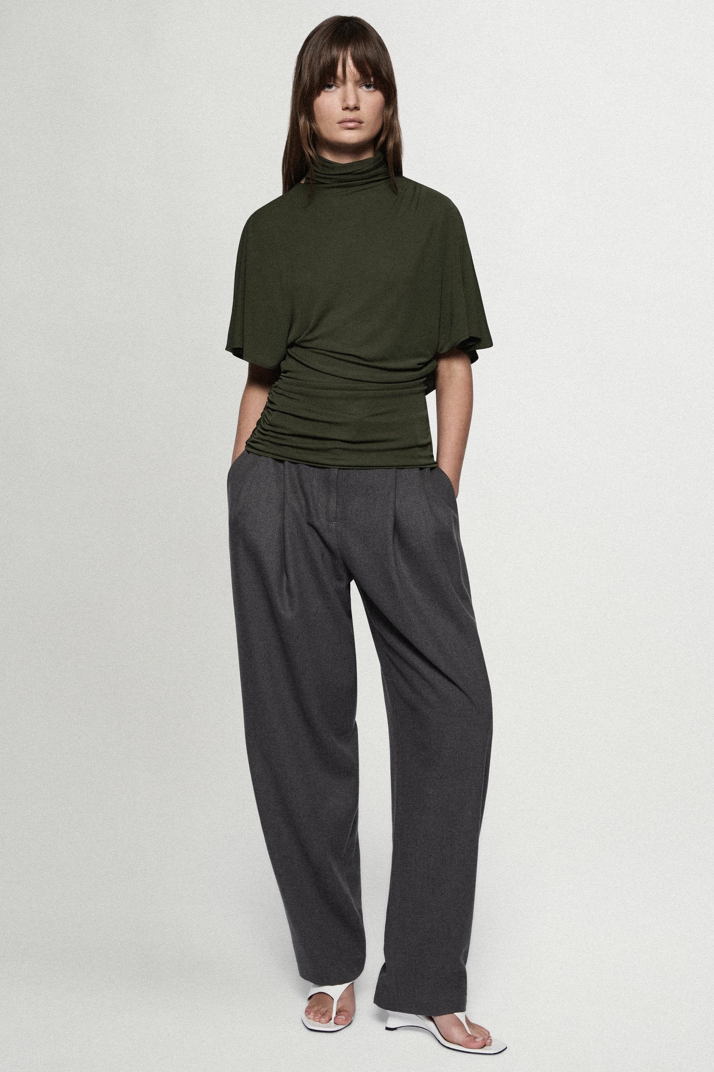 CAPE JERSEY TOP