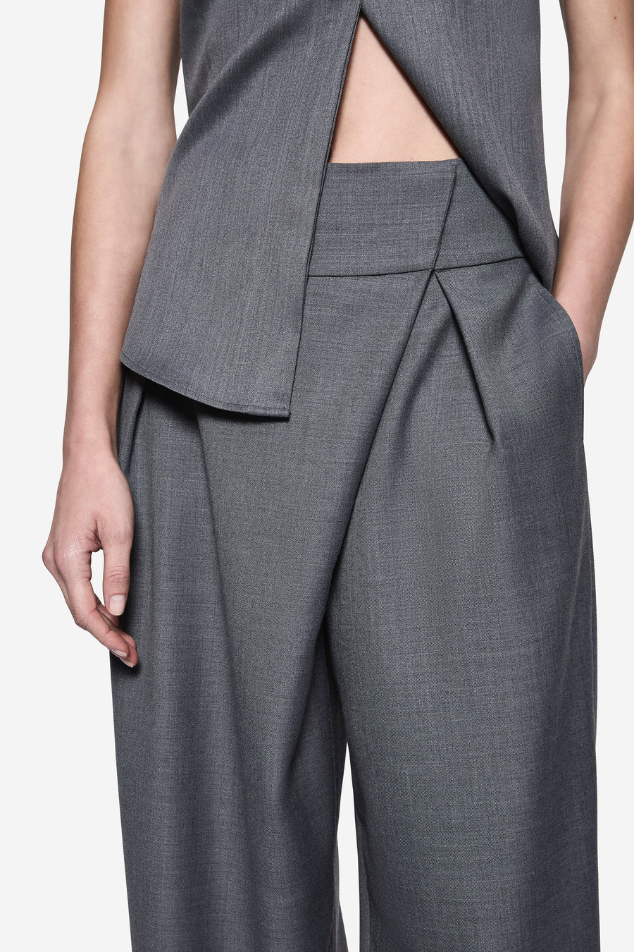 WRAP SUITING PANT
