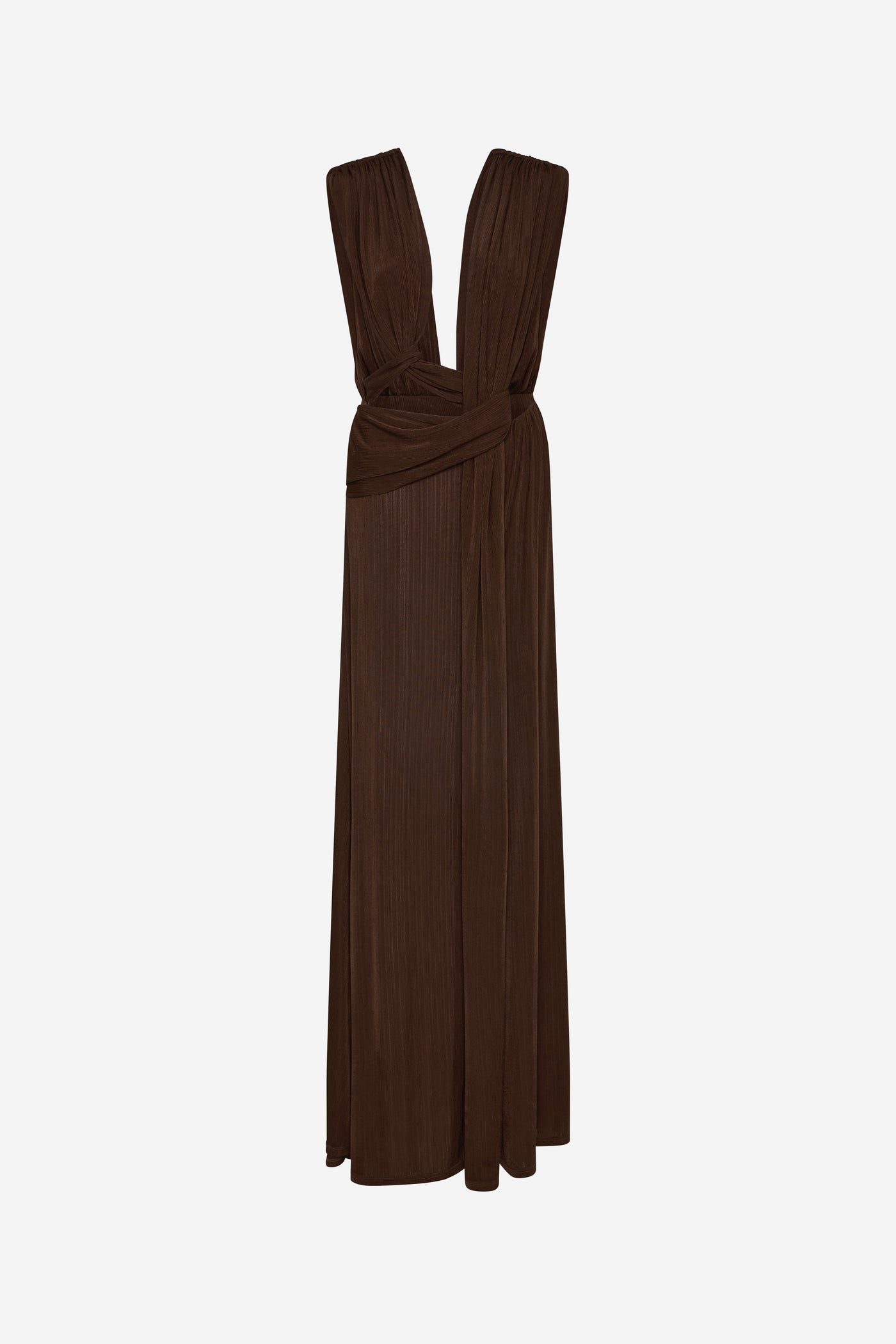 THE NAOMI DRAPED RIB DRESS