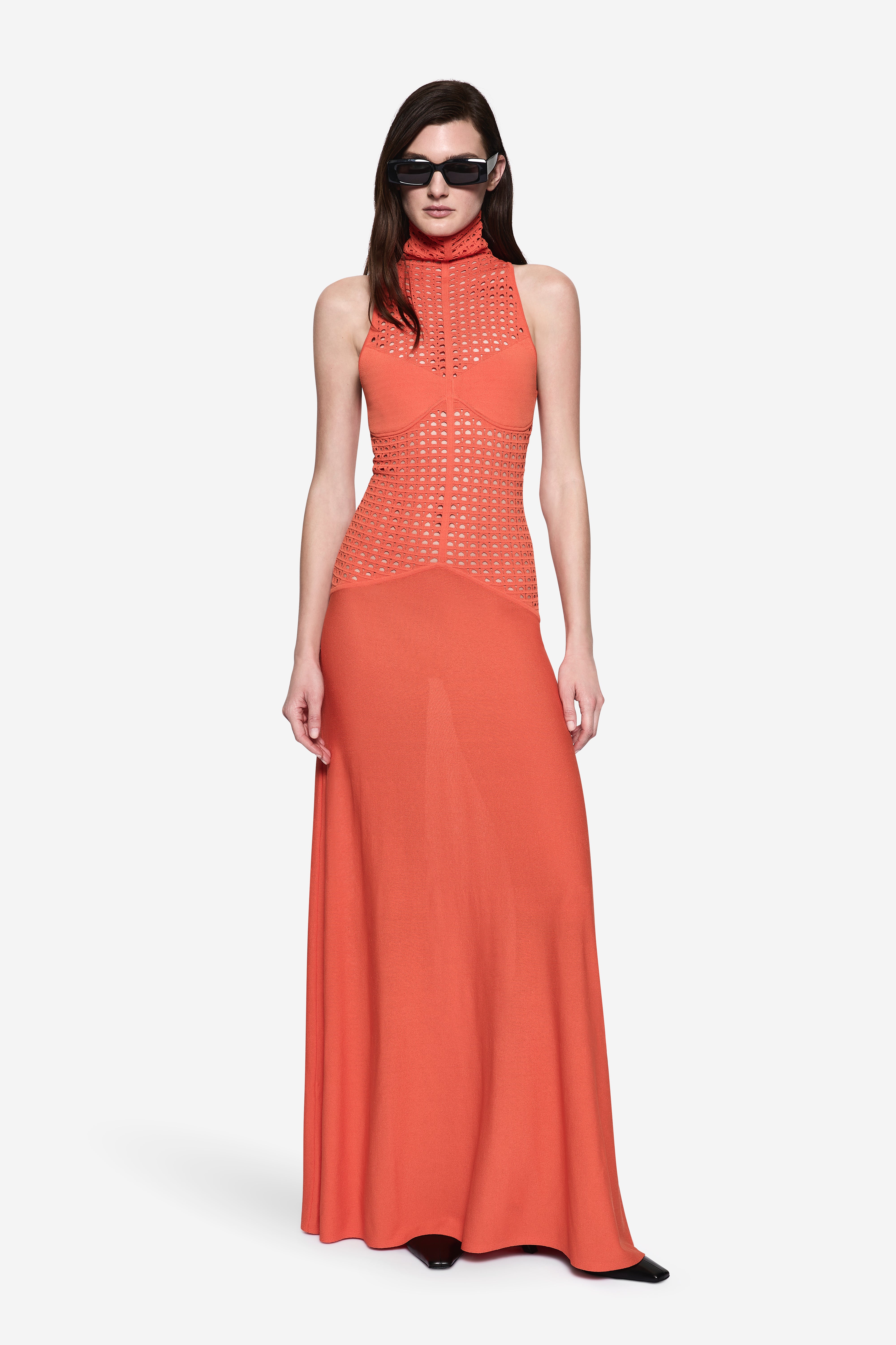 THE LACE TRIM JERSEY DRESS – MISHA