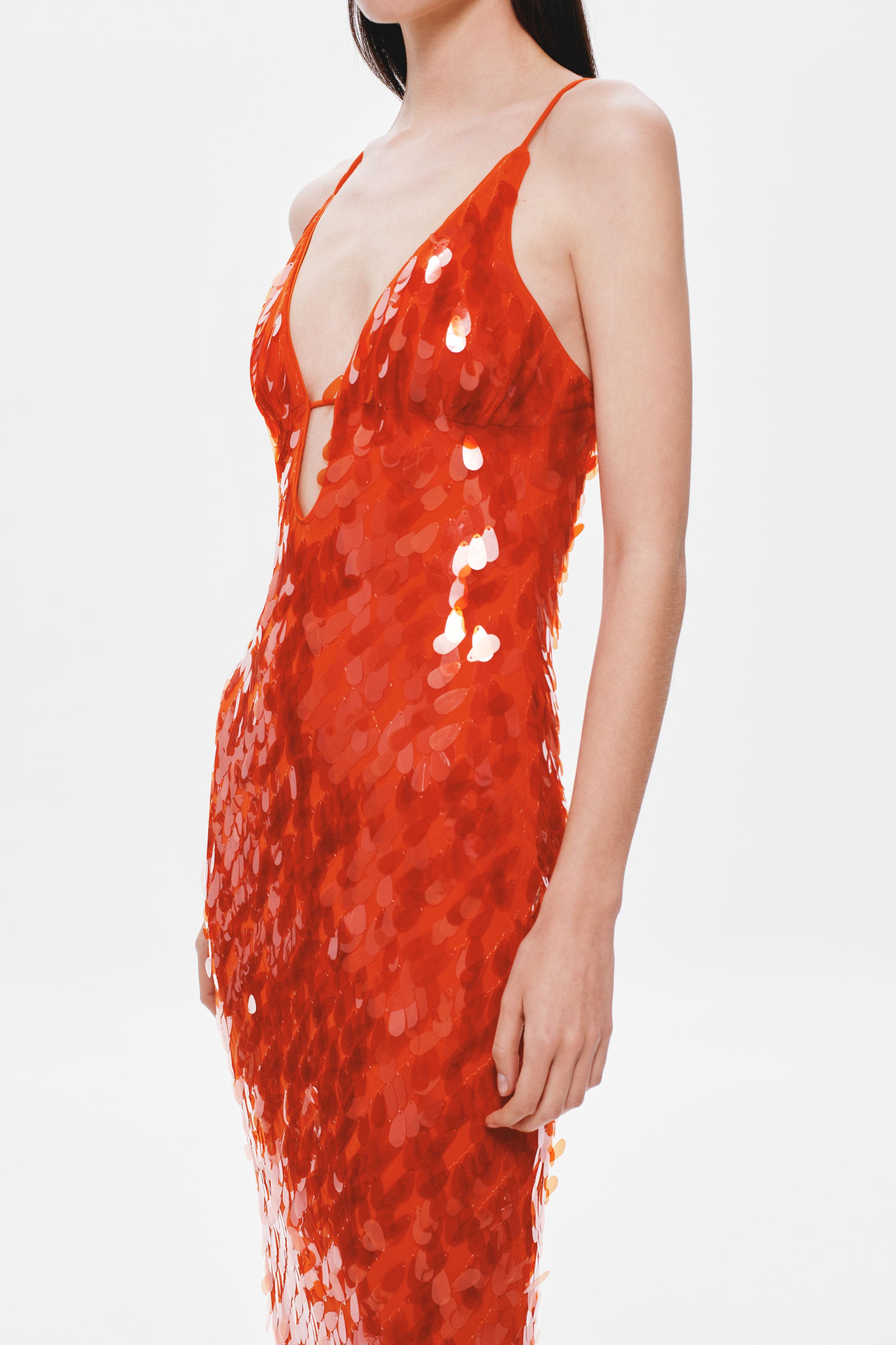 THE SAPPHIRE SEQUIN DRESS MISHA THE SAPPHIRE SEQUIN DRESS MISHA