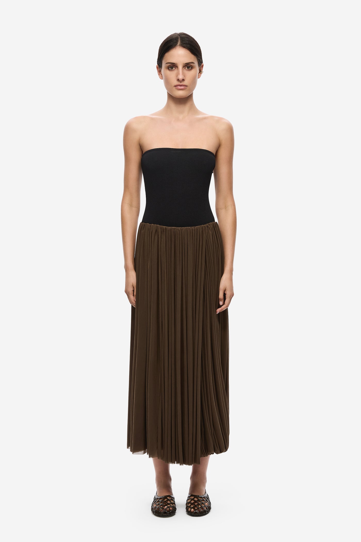 THE BREEZE GATHERED JERSEY SKIRT