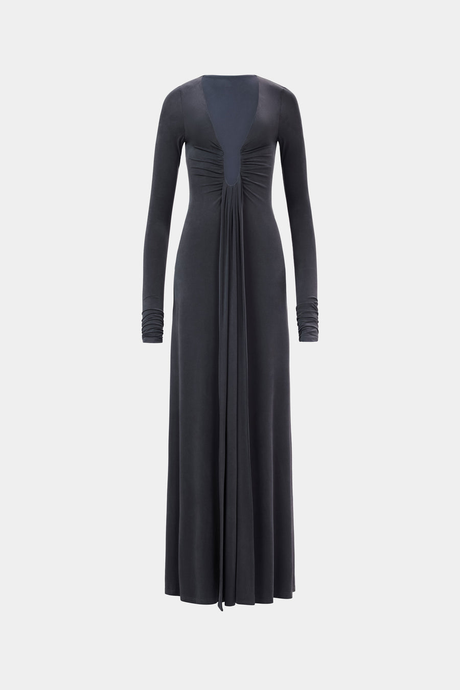 THE JENNIFER LONG SLEEVE CUPRO DRESS