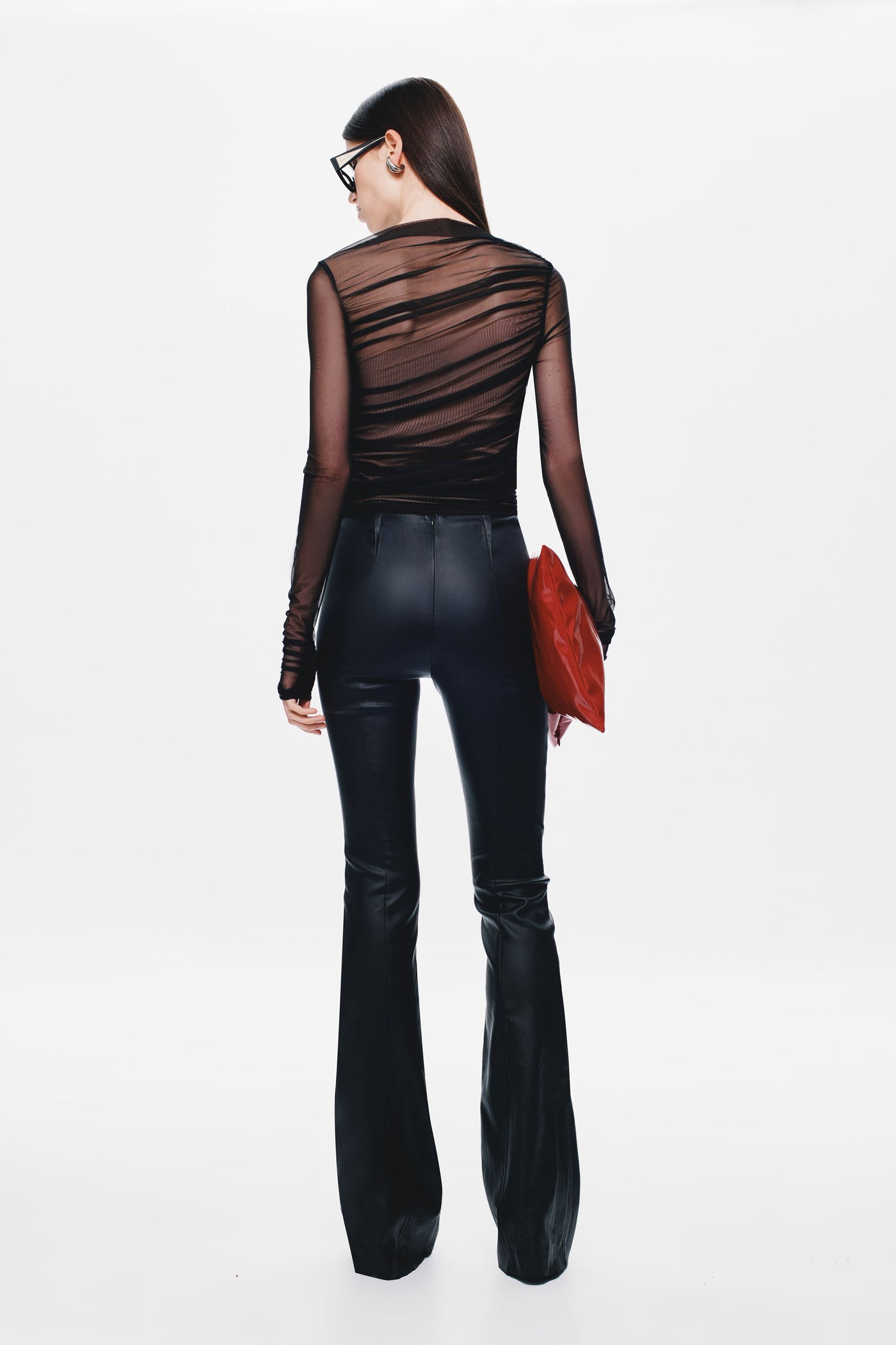 THE 'LUCID' MESH LONG SLEEVE TOP
