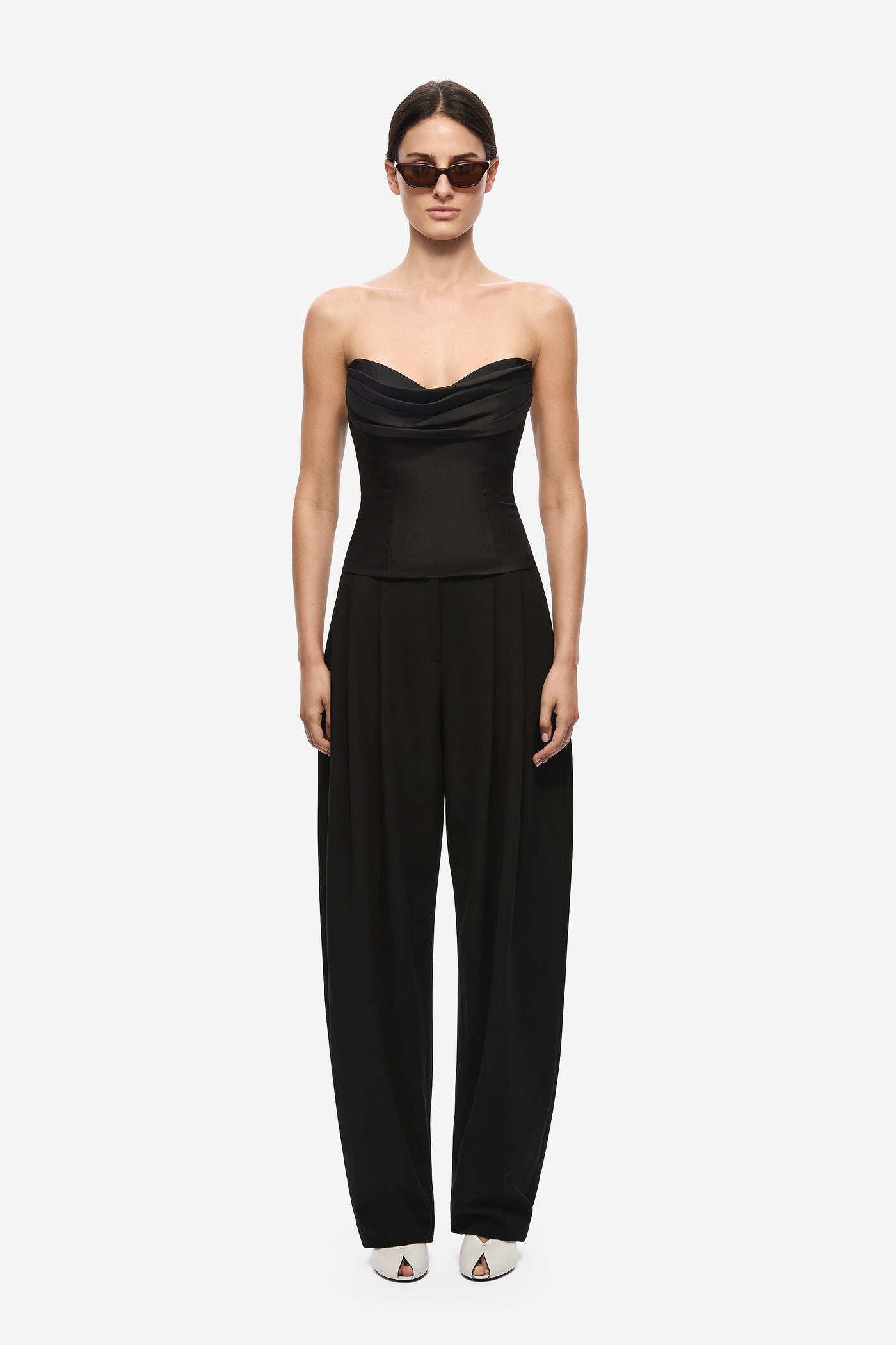 THE VOLTA SILK BUSTIER