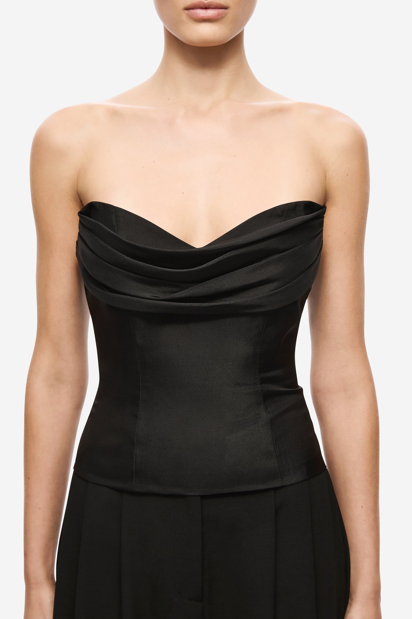 THE VOLTA SILK BUSTIER