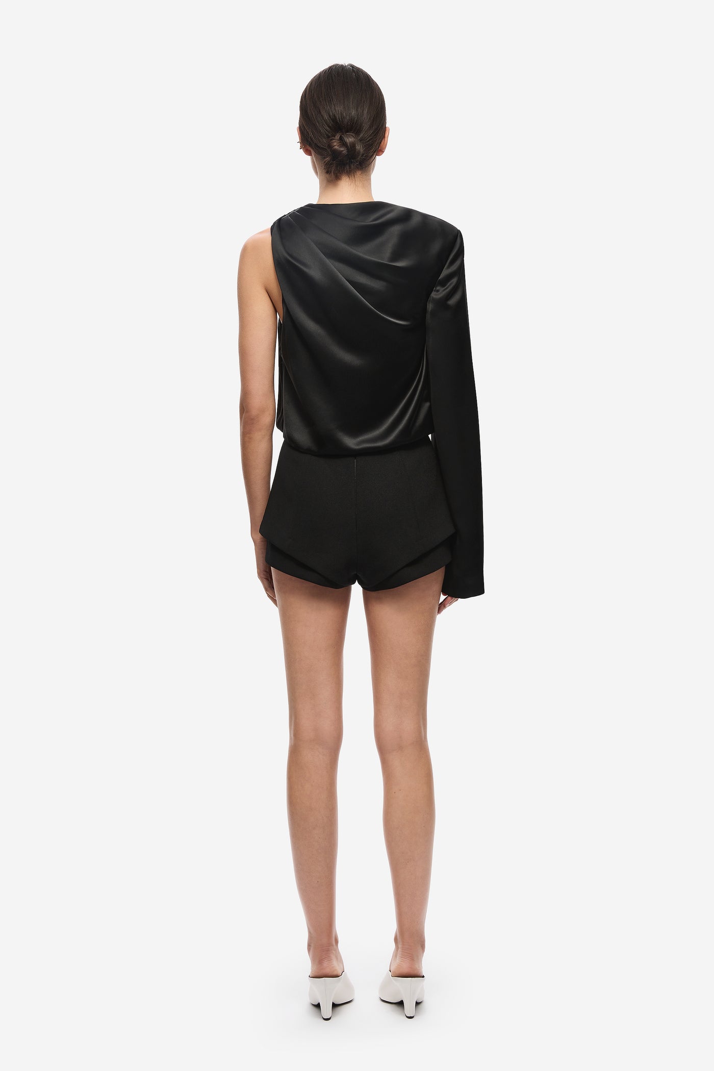 THE MANTELLO SATIN TOP