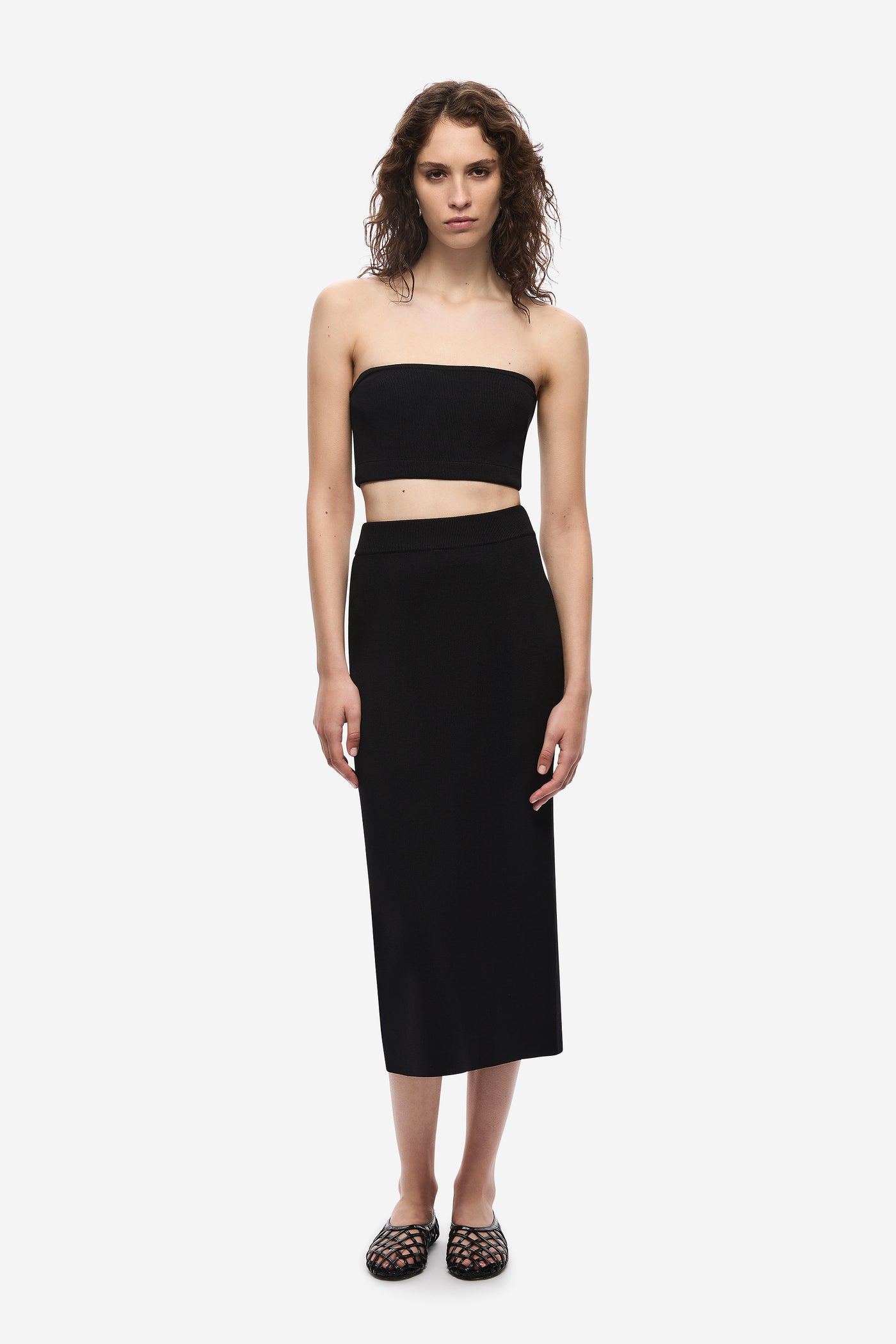 THE COMPACT KNIT COLUMN SKIRT