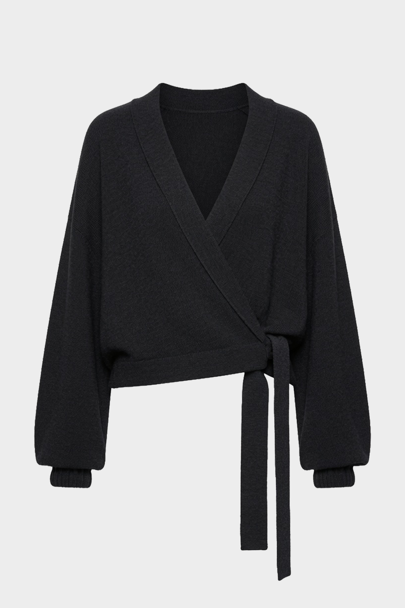 MERINO WRAP CARDIGAN