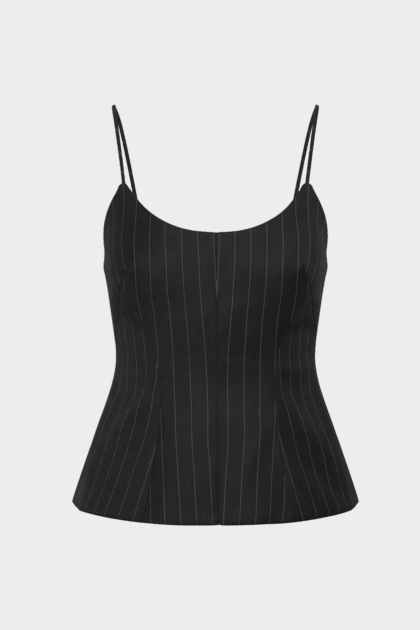 PINSTRIPE WOOL CAMI TOP