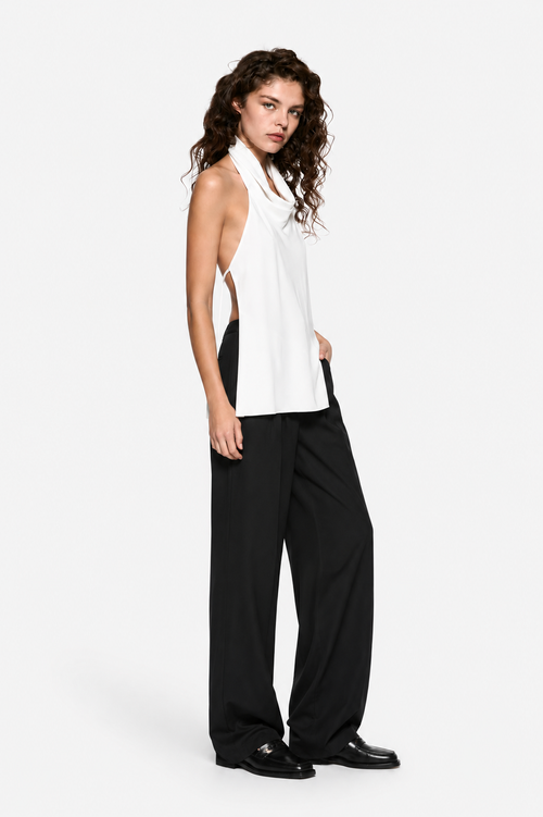 SILK APRON TOP